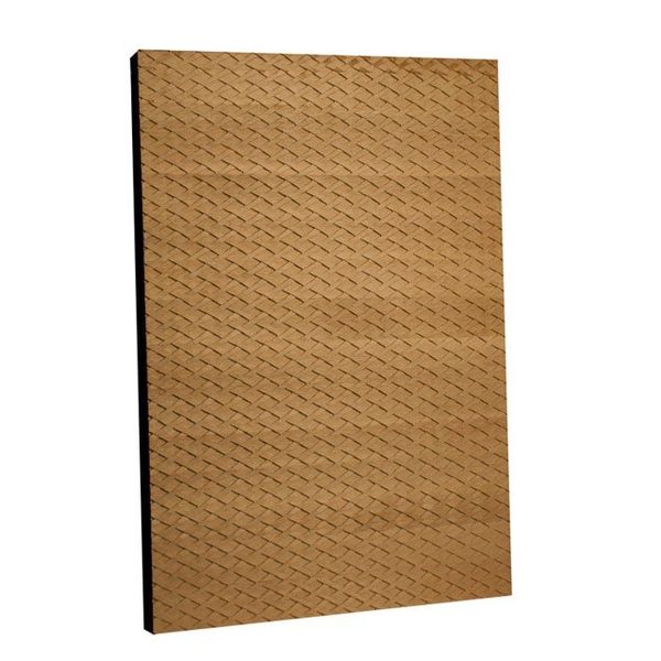 Osborne Wood Products 36 x 24 x 3/8 Basket Weave Door Panel Small Weave in Rubberwood 891917RW